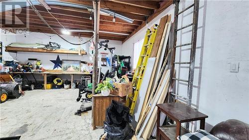 The massive garage offers plenty of space for your outdoor equipment or toys. It also could be the perfect location for a small business or shop. - 17021 County Rd 36 Post Road, St Andrews West, ON - Indoor