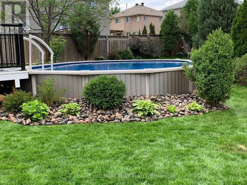 14 Rebecca Crt, Barrie, ON - Outdoor With Above Ground Pool With Backyard