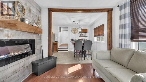 64 Josephine Street, London, ON - Indoor Photo Showing Living Room With Fireplace