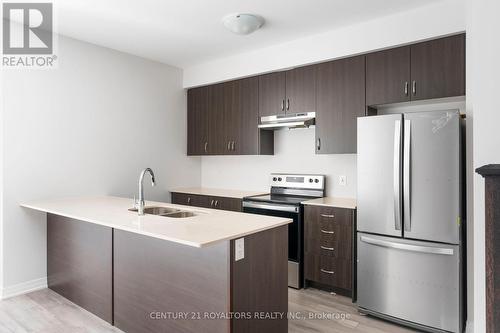 #803 -585 Colbourne St E, Brantford, ON - Indoor Photo Showing Kitchen With Double Sink