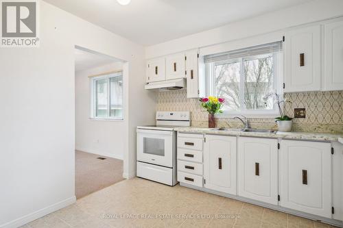 7 Capilano Dr, Hamilton, ON - Indoor Photo Showing Kitchen With Double Sink