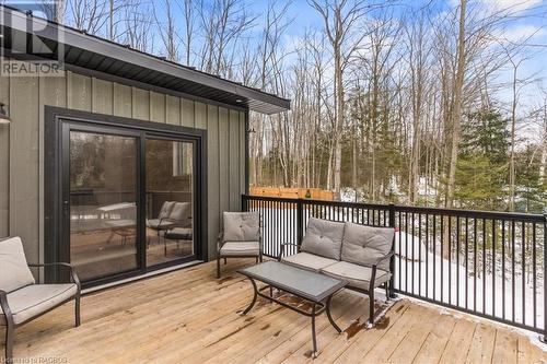 Large Deck off of primary bedroom - 78 Indian Trail, Sauble Beach, ON - Outdoor With Deck Patio Veranda With Exterior
