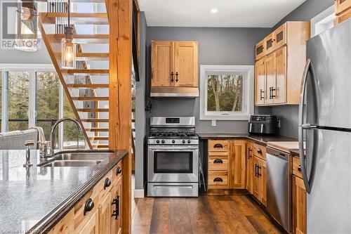 78 Indian Trail, Sauble Beach, ON - Indoor Photo Showing Kitchen With Double Sink