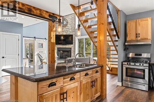 78 Indian Trail, Sauble Beach, ON - Indoor Photo Showing Other Room With Fireplace