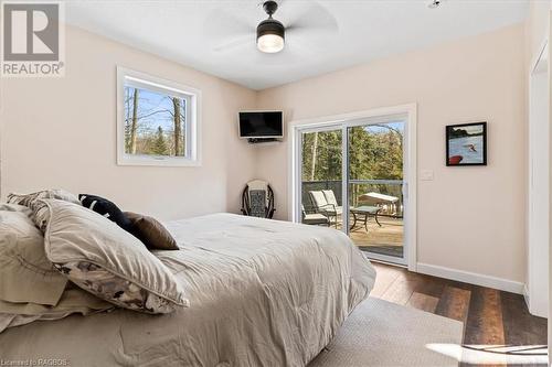 Primary Bedroom facing the Sauble River - 78 Indian Trail, Sauble Beach, ON - Indoor Photo Showing Bedroom