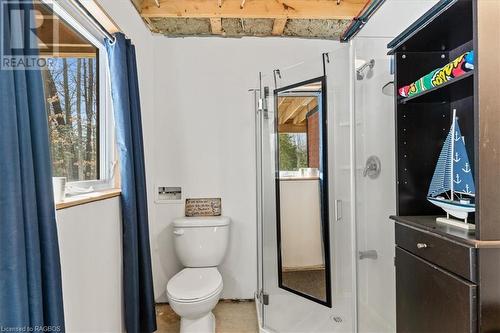 3pc bathroom lower level - 78 Indian Trail, Sauble Beach, ON - Indoor Photo Showing Bathroom