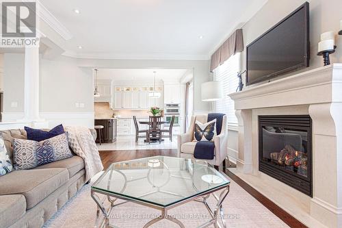 279 Kincardine Terr, Milton, ON - Indoor Photo Showing Living Room With Fireplace