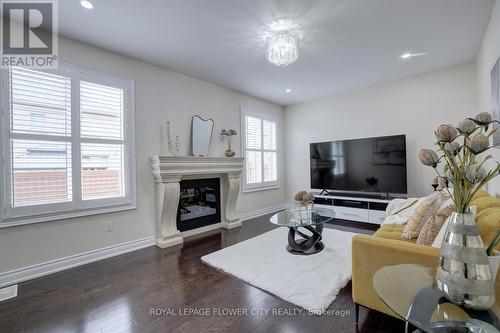 25 Ladbrook Crescent, Brampton, ON - Indoor Photo Showing Living Room With Fireplace