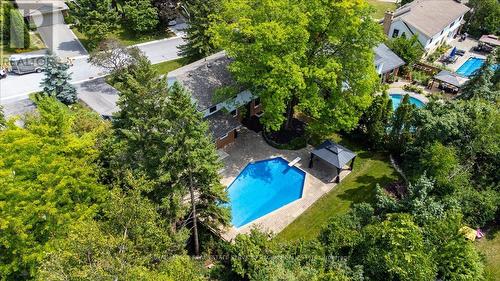 2128 Agincourt Cres, Burlington, ON - Outdoor With In Ground Pool With View