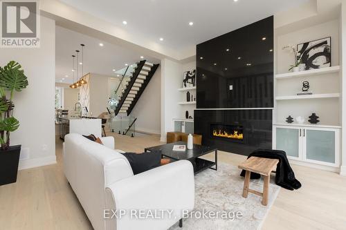 39B Evans Ave, Toronto, ON - Indoor With Fireplace