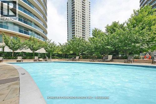 2208 - 70 Absolute Avenue, Mississauga, ON - Outdoor With In Ground Pool