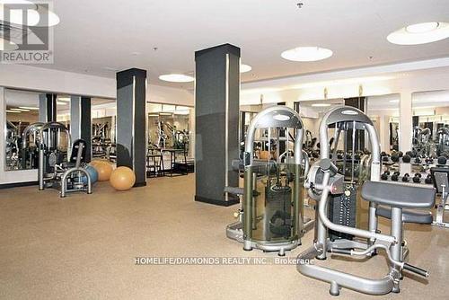 #2208 -70 Absolute Ave, Mississauga, ON - Indoor Photo Showing Gym Room