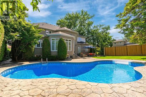 418 Euclid St, Whitby, ON - Outdoor With In Ground Pool With Backyard