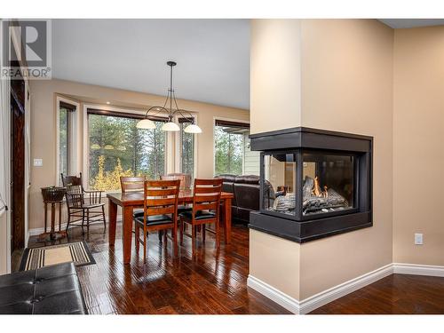 3500 65 Street Nw, Salmon Arm, BC - Indoor Photo Showing Dining Room With Fireplace
