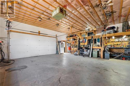 Oversized double garage with inside entry - 3025 White Lake Road, White Lake, ON - Indoor Photo Showing Garage