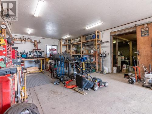 20412 Garnet Valley Road, Summerland, BC - Indoor Photo Showing Garage