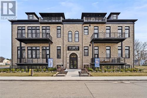 247 Brock Street Unit# 401, Amherstburg, ON - Outdoor With Balcony With Facade