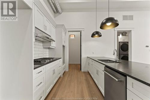 247 Brock Street Unit# 303, Amherstburg, ON - Indoor Photo Showing Kitchen With Double Sink