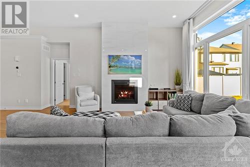 326 Spreadwing Way, Ottawa, ON - Indoor Photo Showing Living Room With Fireplace