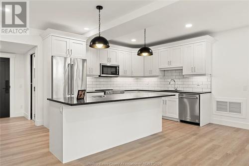 247 Brock Street Unit# 104, Amherstburg, ON - Indoor Photo Showing Kitchen With Upgraded Kitchen