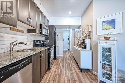 390 Booth Street Unit#108, Ottawa, ON - Indoor Photo Showing Kitchen With Upgraded Kitchen