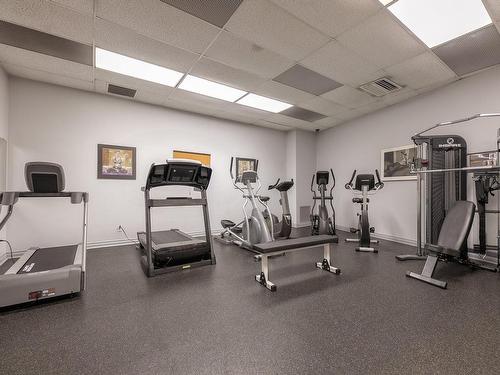Exercise room - 204-21 Ch. Du Bord-Du-Lac-Lakeshore, Pointe-Claire, QC - Indoor Photo Showing Gym Room
