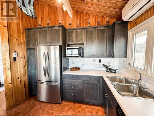 11 Richepaume St, Grand-Barachois, NB - Indoor Photo Showing Kitchen With Double Sink