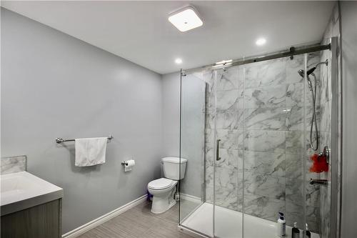 3 piece bathroom in the basement - 57 Thompson Road, Caledonia, ON - Indoor Photo Showing Bathroom