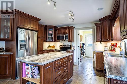 47 Mills Crescent, Mill Cove, NB - Indoor Photo Showing Kitchen With Double Sink