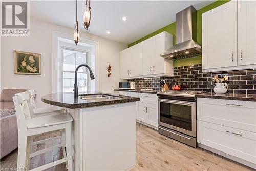 199 St George Street E, Fergus, ON - Indoor Photo Showing Kitchen With Double Sink With Upgraded Kitchen