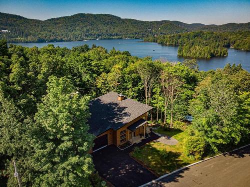 Aerial photo - 29 Place Beaulac, Sainte-Agathe-Des-Monts, QC - Outdoor With Body Of Water With View