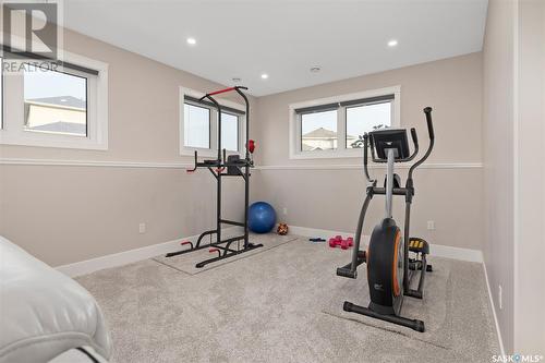 225 Cowan Crescent, Martensville, SK - Indoor Photo Showing Gym Room