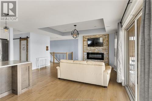 168 Grand Pre St, Memramcook, NB - Indoor Photo Showing Living Room With Fireplace