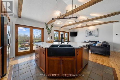 370 Fish Lake Road, Prince Edward County, ON - Indoor Photo Showing Kitchen With Double Sink