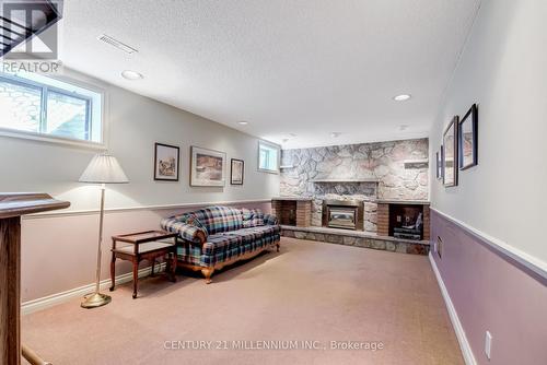 139 Elgin Drive, Brampton, ON - Indoor Photo Showing Other Room With Fireplace