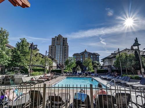2403-1075 Sunset Drive, Kelowna, BC - Outdoor With In Ground Pool