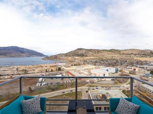 2403-1075 Sunset Drive, Kelowna, BC - Outdoor With Body Of Water With View