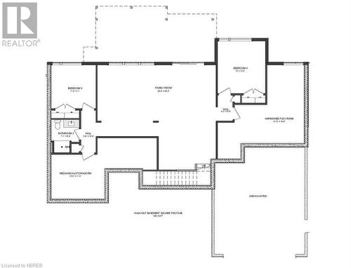 Lower level floorplan - 20 Kenreta Drive, North Bay, ON - Other