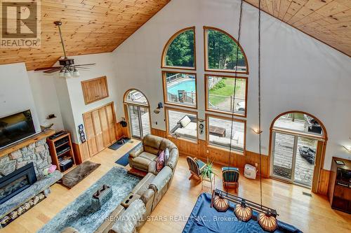 1013 Merrick Drive, Bracebridge, ON - Indoor With Fireplace