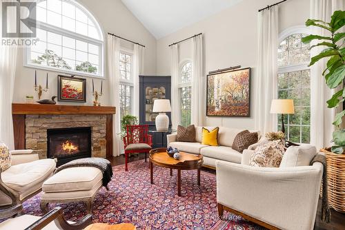 12 Stormont Court, Bracebridge, ON - Indoor Photo Showing Living Room With Fireplace