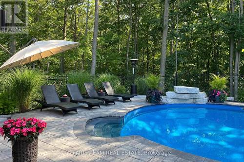 29 Timber Wolf Tr, Springwater, ON - Outdoor With In Ground Pool With Backyard