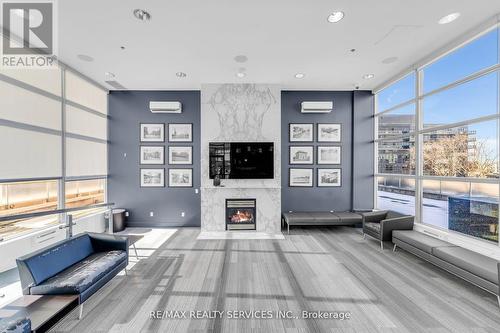 #241 -1005 King St W, Toronto, ON - Indoor With Fireplace