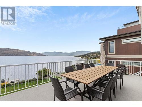 5142 Robinson Place, Peachland, BC - Outdoor With Body Of Water With Deck Patio Veranda With Exterior