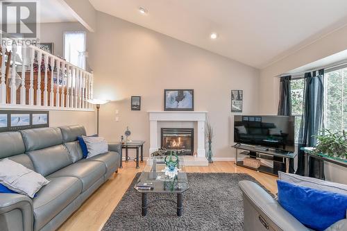 3041 Ensign Way, West Kelowna, BC - Indoor Photo Showing Living Room With Fireplace