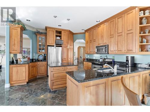 3676 Mcbride Road, Blind Bay, BC - Indoor Photo Showing Kitchen With Double Sink