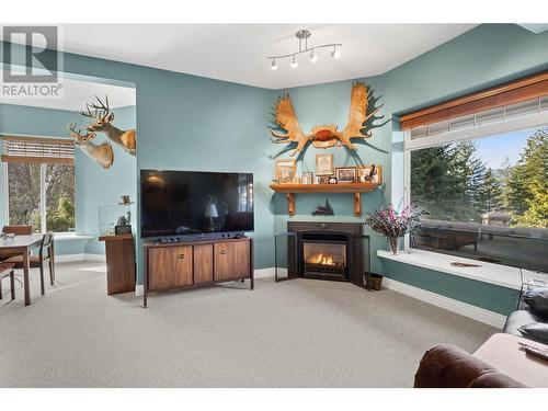 3676 Mcbride Road, Blind Bay, BC - Indoor Photo Showing Other Room With Fireplace