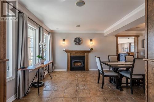 11 Behnke Crescent, Petawawa, ON - Indoor Photo Showing Dining Room With Fireplace