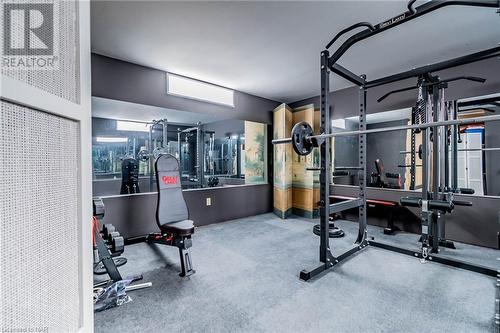 2165 Effingham Street, Ridgeville, ON - Indoor Photo Showing Gym Room