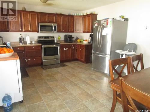 224 Crawford Avenue, Coronach, SK - Indoor Photo Showing Kitchen With Double Sink