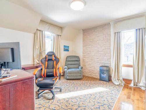 Office - 1830 Rue De Valencay, Sherbrooke (Fleurimont), QC - Indoor With Fireplace